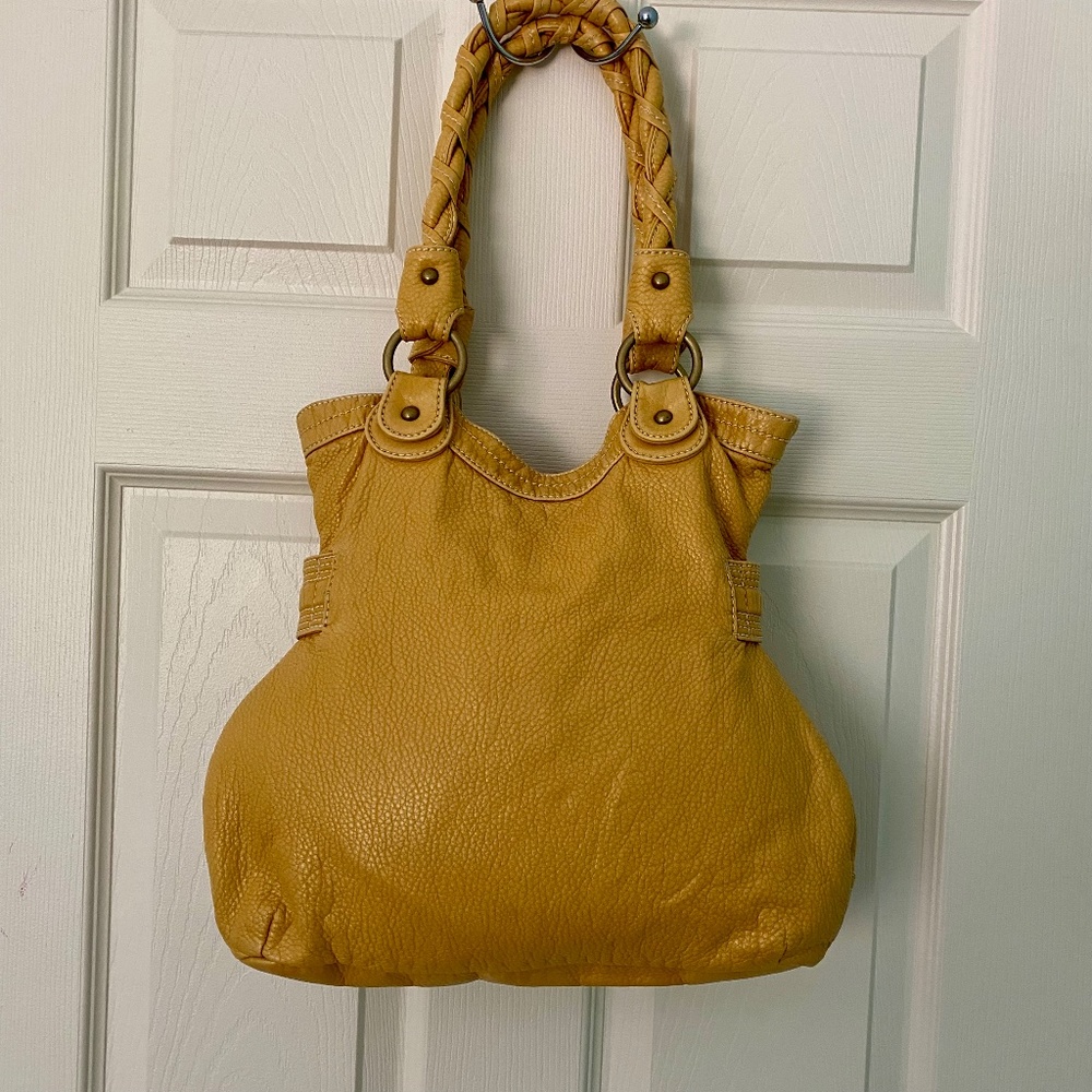 Red by Marc Ecko Yellow Vegan Leather Hobo - Picture 3 of 14